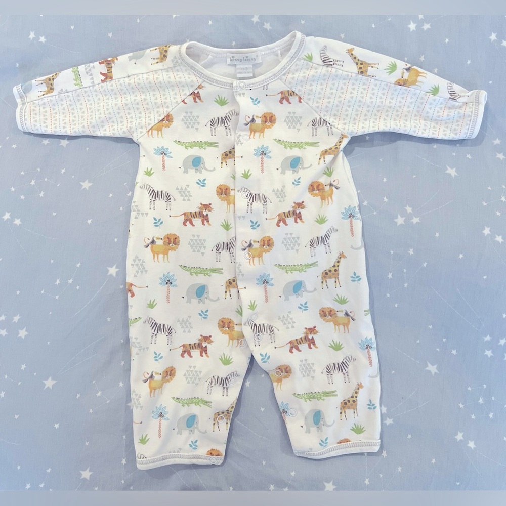 Kissy kissy safari print onesie - limited edition